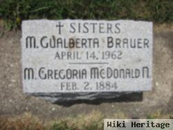 Sr M. Gualberta Brauer