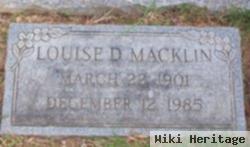 Louise D Macklin