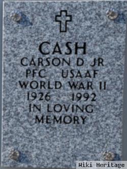 Carson D Cash, Jr