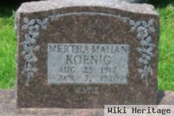 Mertha "katie" Mahan Koenig