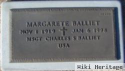 Margarete Balliet