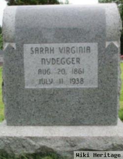 Sarah Virginia "jennie" Shillingburg Nydegger