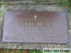 Pvt Ezekiel Brown