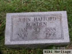 John Hafford Bowden