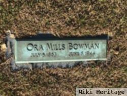 Ora Bessie Mills Bowman