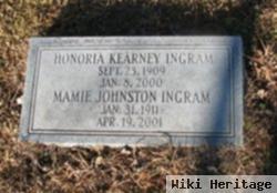 Mamie Johnston Ingram