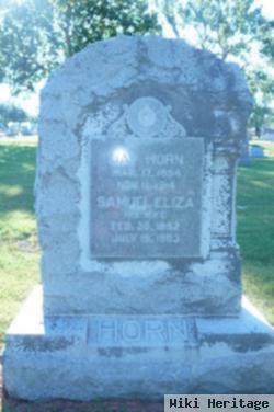 Samuel Eliza "eliza" Lansford Horn