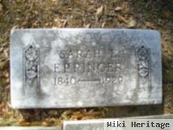 Sarah Elizabeth "lizzie" Taylor Eppinger