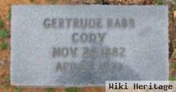 Nannie Gertrude Rabb Cody