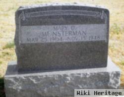 Mary D. Lohse Munsterman