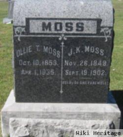 J K Moss