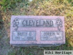 Elizabeth L. "betty" Cleveland