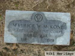 Capt Maurice W. Mckone