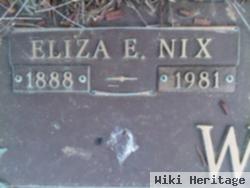 Eliza Elizabeth Nix Webb