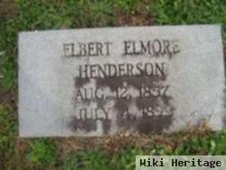 Elbert Elmore Henderson