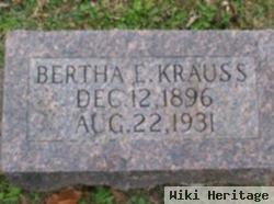 Bertha Inman Krauss