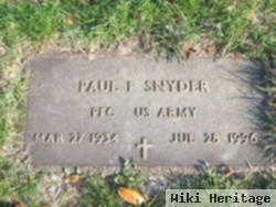 Paul F. Snyder