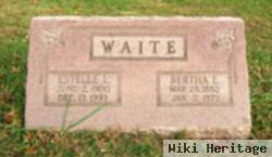 Bertha E Waite