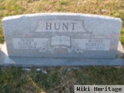 Elmer D Hunt