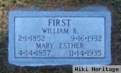 Mary Esther Mitchell First