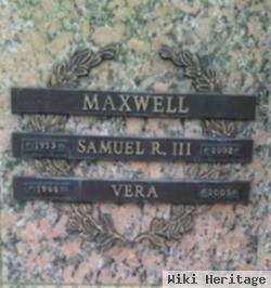 Samuel R Maxwell, Iii