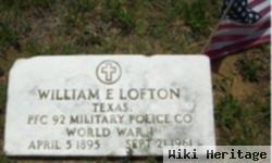 William E Lofton