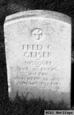 Fred C Geiser