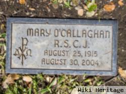 Mary O'callaghan