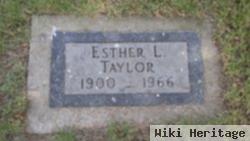 Esther L Lemmerman Taylor