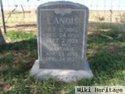 Martha E. Landis Landis