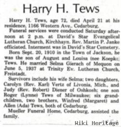 Harry H. Tews