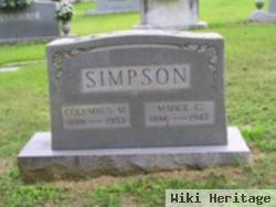 Madge C Gooch Simpson