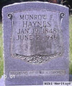 Monroe Francis Haynes