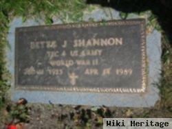 Bette J Shannon