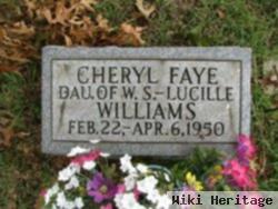 Cheryl Faye Williams