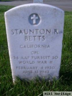 Staunton R Betts