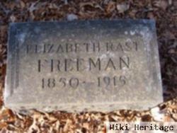 Frances Elizabeth Rast Freeman