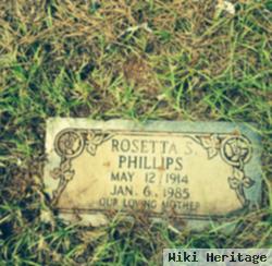 Rosetta S Phillips