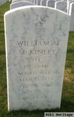 William M Mckinley