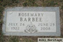 Rosemary Barbee