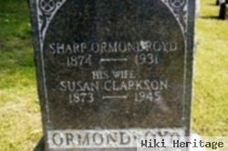 Susan Clarkson Ormondroyd