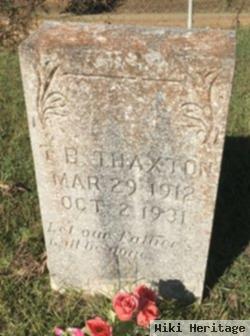 Thomas Bailey "t.b." Thaxton