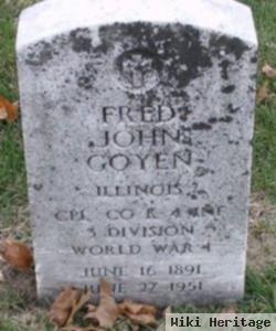 Fred John Goyen