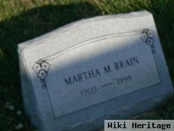 Martha M Brain