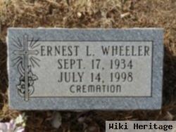 Ernest L Wheeler