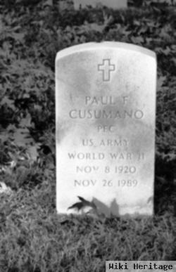 Paul F Cusumano