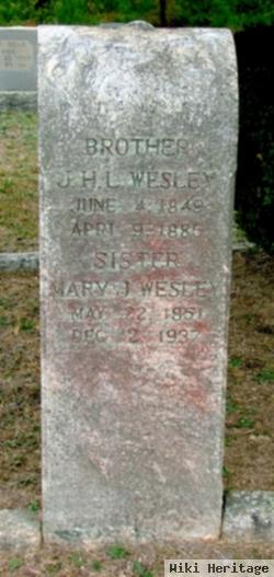 Rev James Henry Lee "jim" Wesley