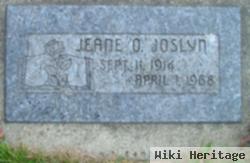 Jeane O Joslyn