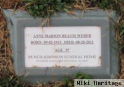 Anne Marion Reavis Weber