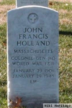 Col John Francis Holland